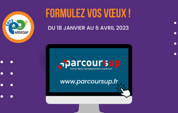 PARCOURSUP : FORMULEZ VOS VOEUX !