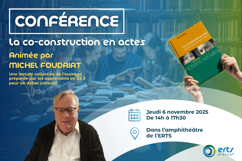 CONFÉRENCE : LA CO-CONSTRUCTION EN ACTES
